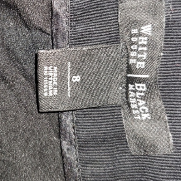 WHBM black and white zebra print skirt in size 8 - Picture 4 of 4